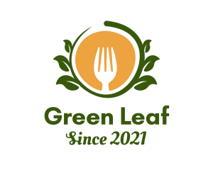 Vegan Restaurant Badge  logo
