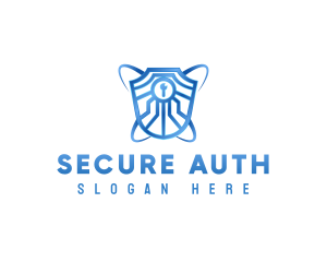 Cyber Security Technology logo design