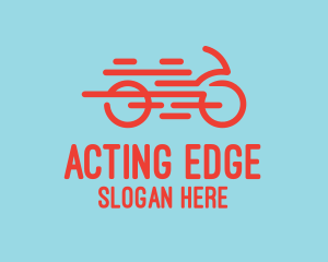 Fast Orange Bike logo design