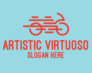 Fast Orange Bike logo design