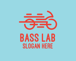 Fast Orange Bike logo design