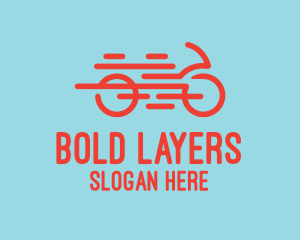 Fast Orange Bike logo design