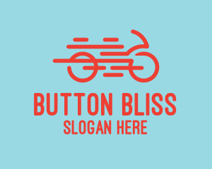 Fast Orange Bike logo design