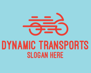 Fast Orange Bike logo design