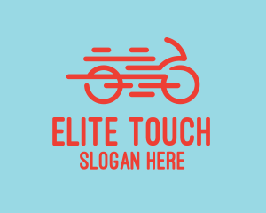 Fast Orange Bike logo design