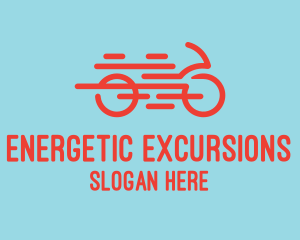 Fast Orange Bike logo design