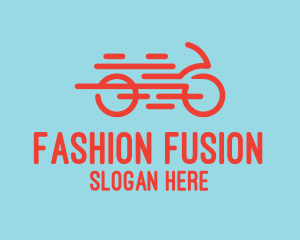 Fast Orange Bike logo design