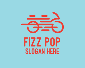 Fast Orange Bike logo design