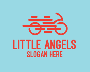 Fast Orange Bike logo design