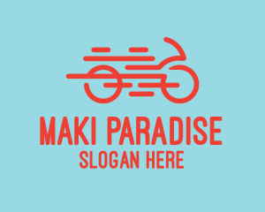 Fast Orange Bike logo design