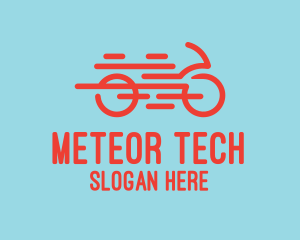 Fast Orange Bike logo design