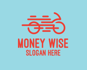 Fast Orange Bike logo design