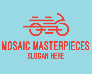 Fast Orange Bike logo design