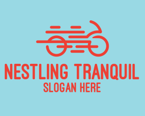 Fast Orange Bike logo design