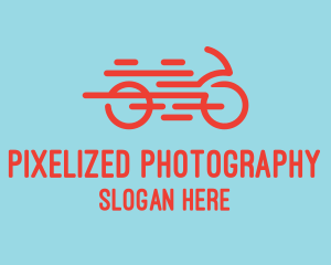 Fast Orange Bike logo design