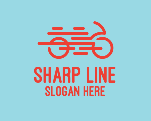 Fast Orange Bike logo design