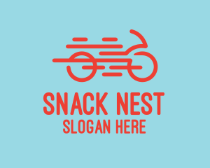 Fast Orange Bike logo design