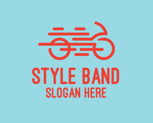 Fast Orange Bike logo design