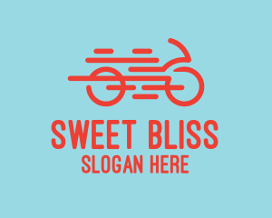 Fast Orange Bike logo design