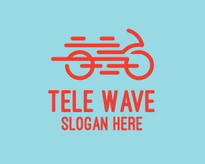 Fast Orange Bike logo design