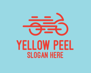 Fast Orange Bike logo design