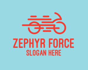 Fast Orange Bike logo design