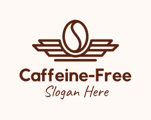 Coffee Bean Wings Aviation logo design