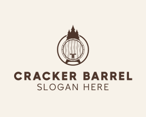 Pine Tree Barrel logo design