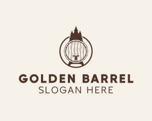 Pine Tree Barrel logo design