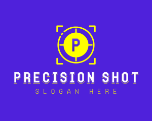 Crosshair Target Shooting logo design