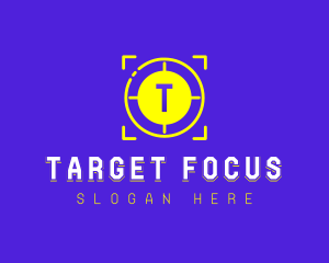 Crosshair Target Shooting logo design