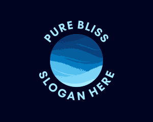 Ocean Wave Sphere logo design