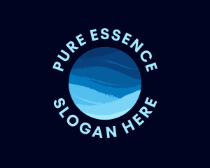 Ocean Wave Sphere logo design