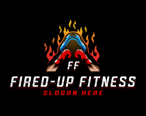 Boxing Fire Fitness logo