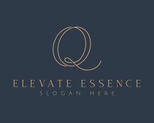 Elegant Minimalist Beauty Letter Q Logo