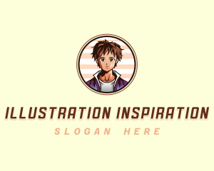 Anime Manga Character logo