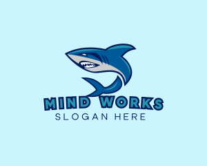 Marine Shark Sport logo design