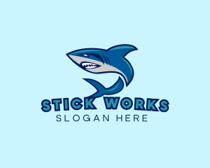 Marine Shark Sport logo design