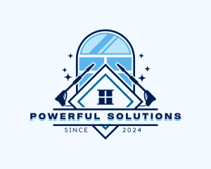 Window Pressure Washing logo design