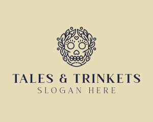 Festive Skull Folklore  logo