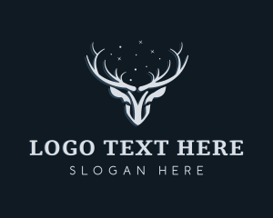 Horn - Deer Horn Wildlife logo design