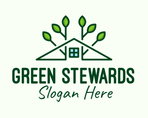 Green Housing Real Estate logo design