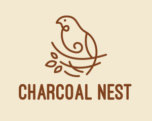 Bird Nest Scribble  logo