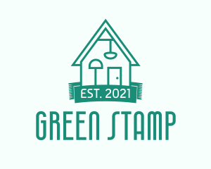 Green Furniture House  logo design