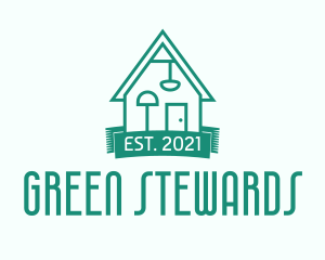 Green Furniture House  logo design