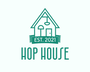 Green Furniture House  logo design