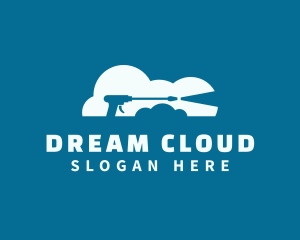 Cloud Pressure Washer logo design