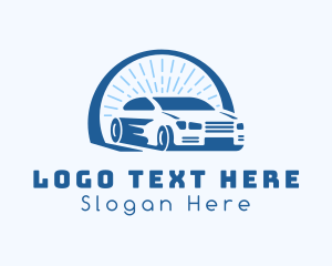 Sports Car Automobile Logo