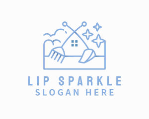 Sparkle Home Cleaning  logo design