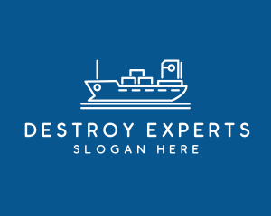 Cargo Ship Imports logo design